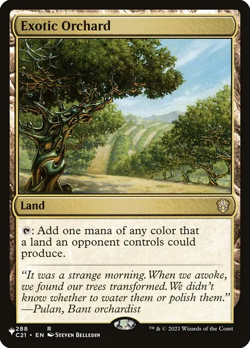 Exotic Orchard · The List C21-288/5050