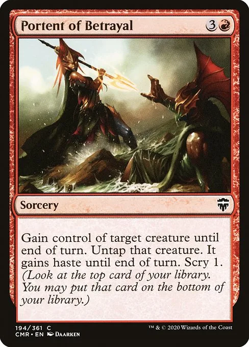Portent of Betrayal · Commander Legends 194/718
