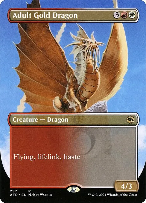 Adult Gold Dragon · Adventures in the Forgotten Realms 297/424