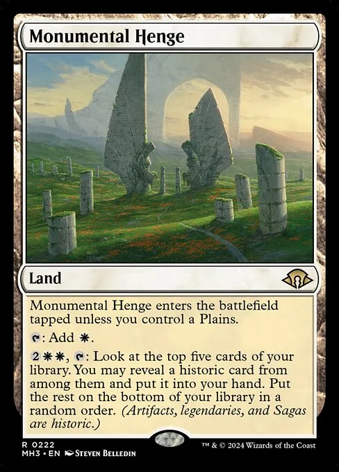Monumental Henge · Modern Horizons 3 222/528