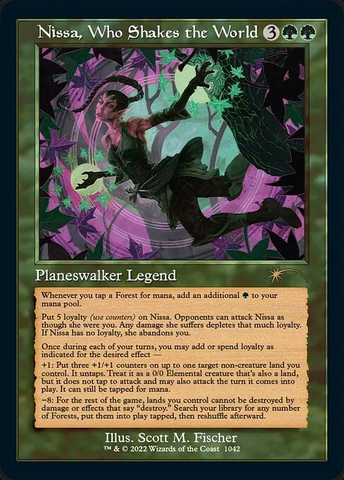 Nissa, Who Shakes the World · Secret Lair Drop 1042/2547