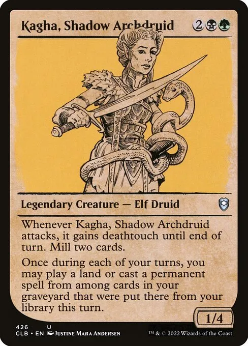 Kagha, Shadow Archdruid · Commander Legends: Battle for Baldur's Gate 426/936