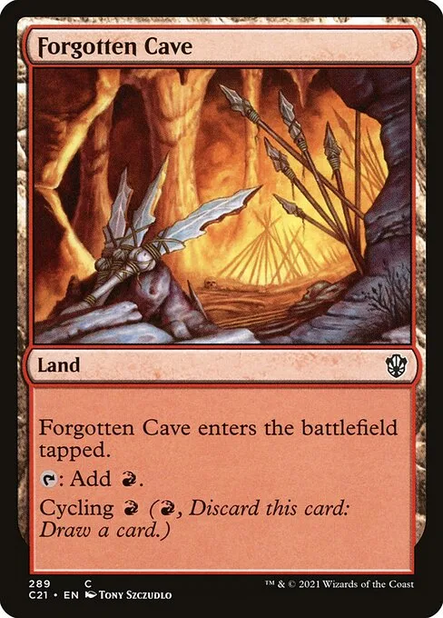 Forgotten Cave · Commander 2021 289/409