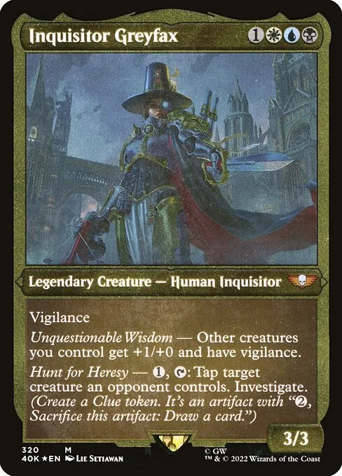 Inquisitor Greyfax · Warhammer 40,000 Commander 320/617