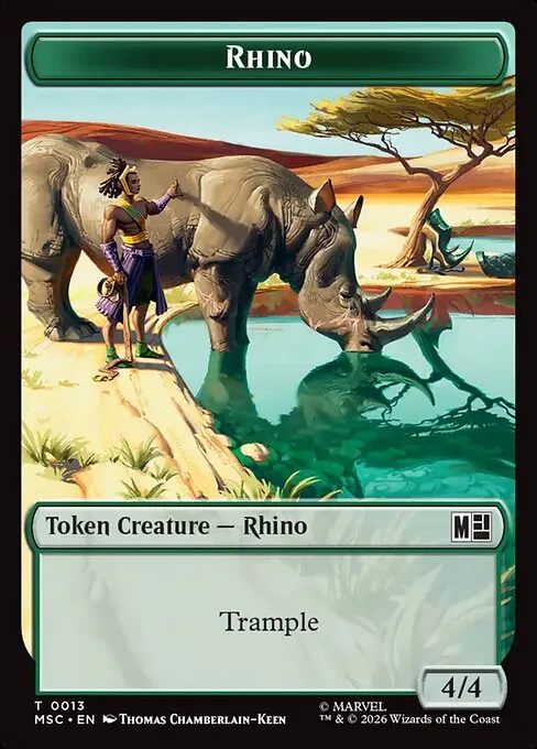 Rhino · Marvel Super Heroes Commander Tokens 13/32