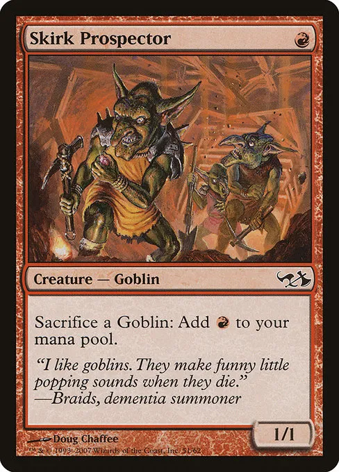 Skirk Prospector · Duel Decks: Elves vs. Goblins 51/62