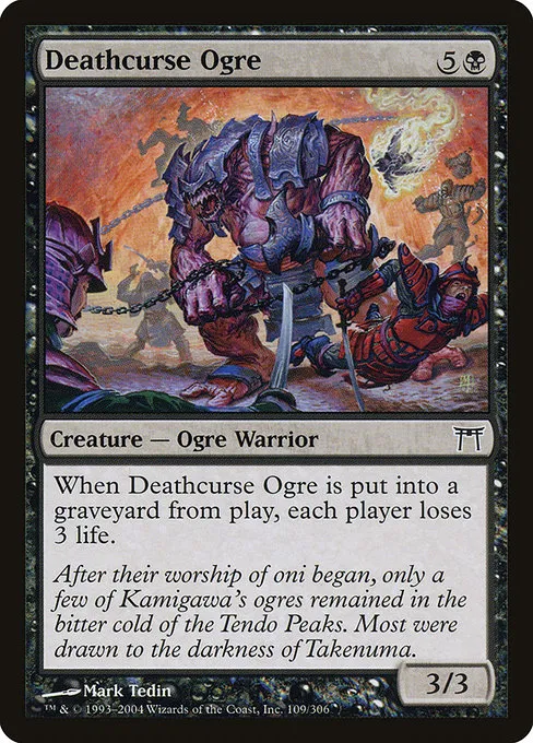 Deathcurse Ogre · Champions of Kamigawa 109/307