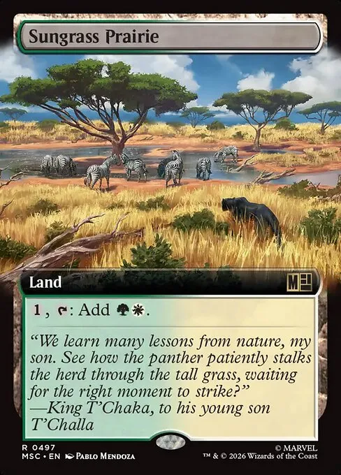 Sungrass Prairie · Marvel Super Heroes Commander 497/9