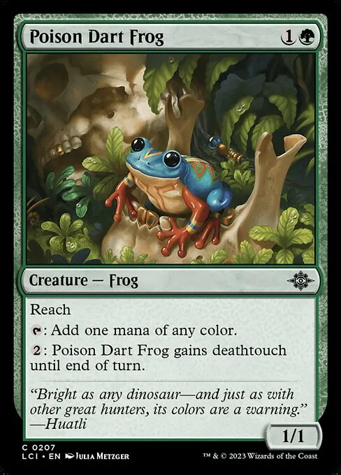 Poison Dart Frog · The Lost Caverns of Ixalan 207/416