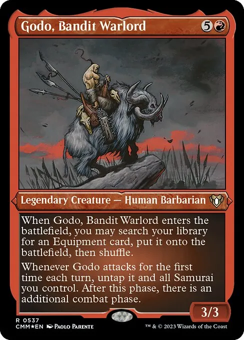 Godo, Bandit Warlord · Commander Masters 537/1067