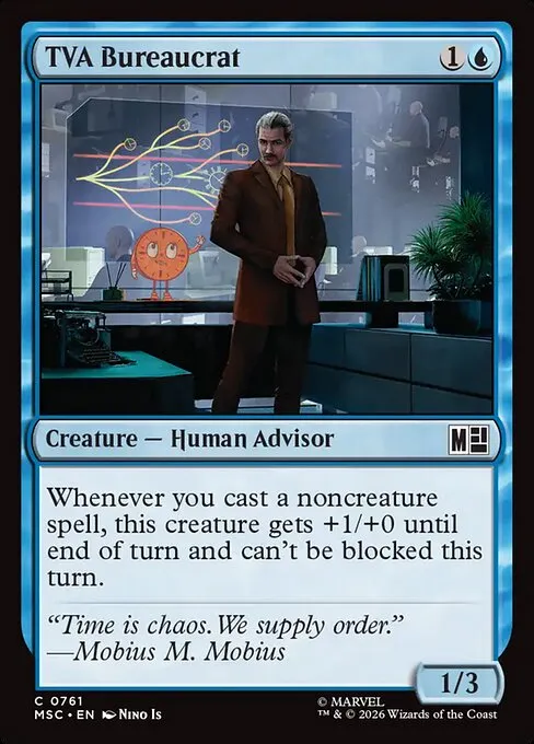 TVA Bureaucrat · Marvel Super Heroes Commander 761/9