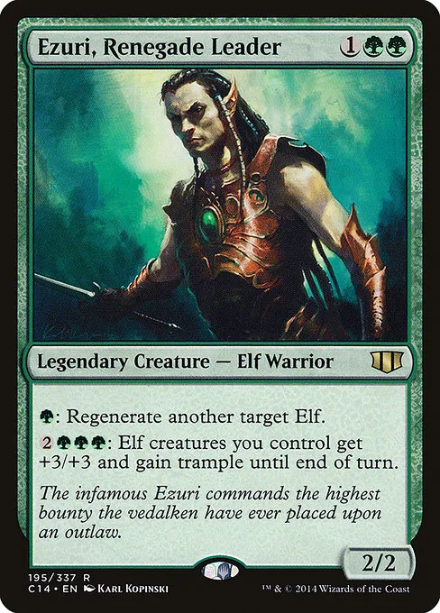 Ezuri, Renegade Leader · Commander 2014 195/337