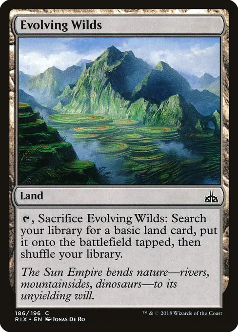Evolving Wilds · Rivals of Ixalan 186/205