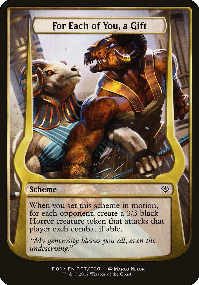 For Each of You, a Gift · Archenemy: Nicol Bolas Schemes 7★/20