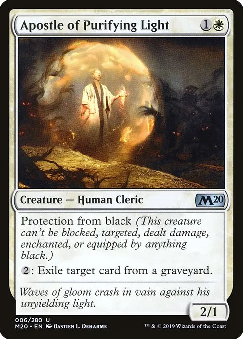 Apostle of Purifying Light · Core Set 2020 6/346