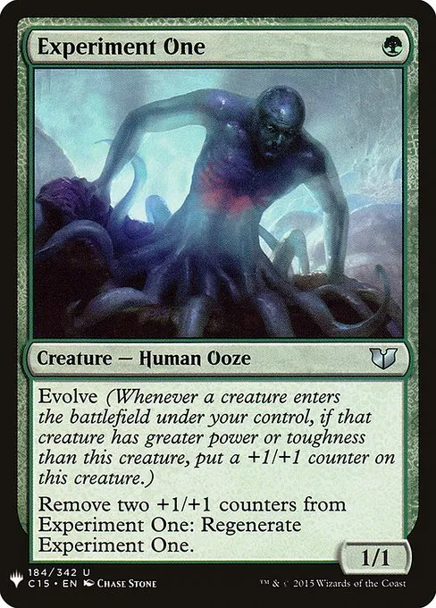Experiment One · The List C15-184/5050