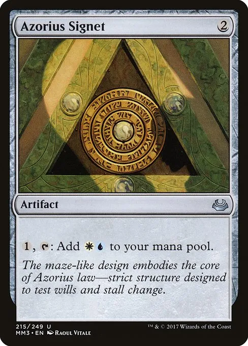 Azorius Signet · Modern Masters 2017 215/249