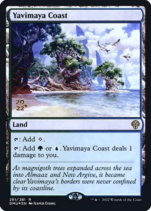 Yavimaya Coast · Dominaria United Promos 261s/161