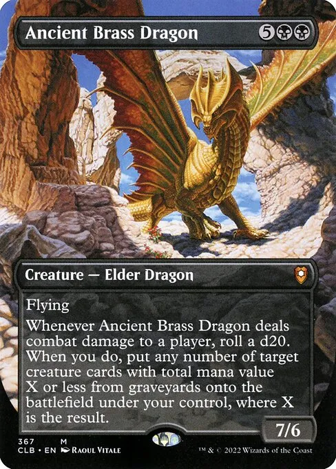 Ancient Brass Dragon · Commander Legends: Battle for Baldur's Gate 367/936