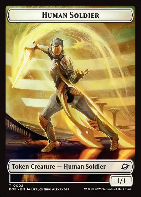 Human Soldier · Edge of Eternities Tokens 2/12