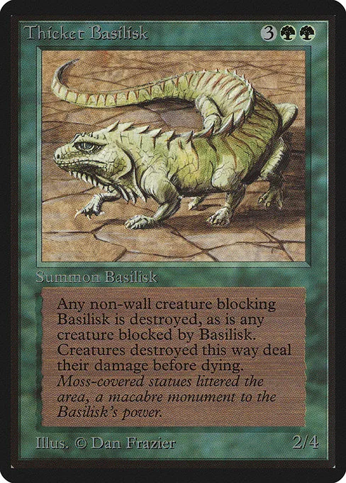 Thicket Basilisk · Limited Edition Beta 219/302