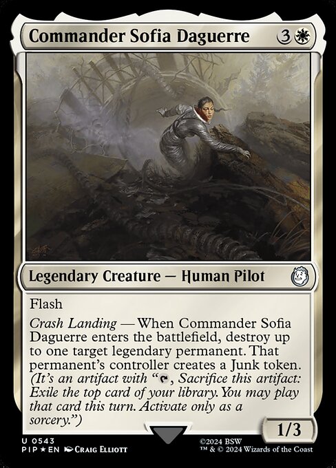 Commander Sofia Daguerre · Fallout 543/1068