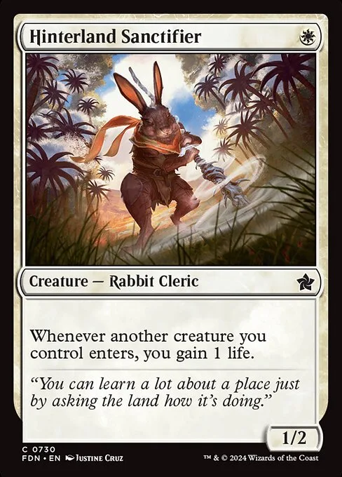 Hinterland Sanctifier · Foundations 730/771