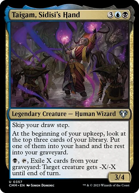 Taigam, Sidisi's Hand · Commander Masters 357/1067