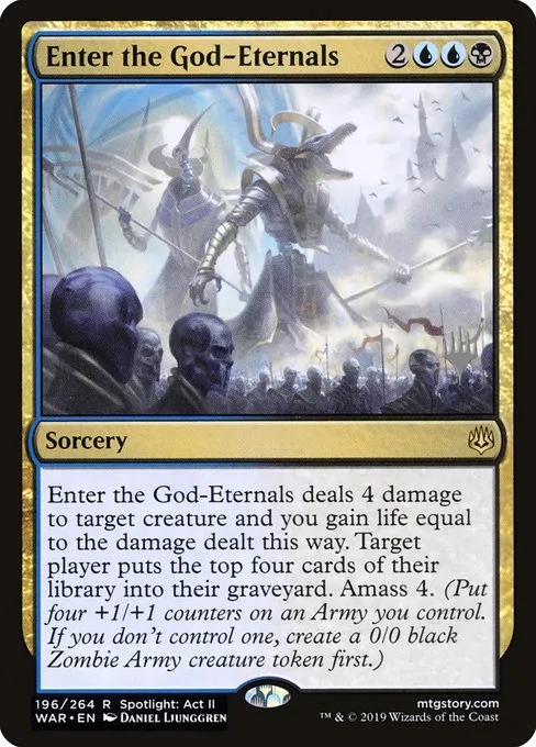 Enter the God-Eternals · War of the Spark Promos 196p/176