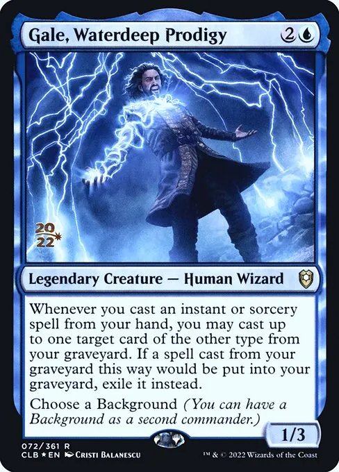 Gale, Waterdeep Prodigy · Battle for Baldur's Gate Promos 72s/104