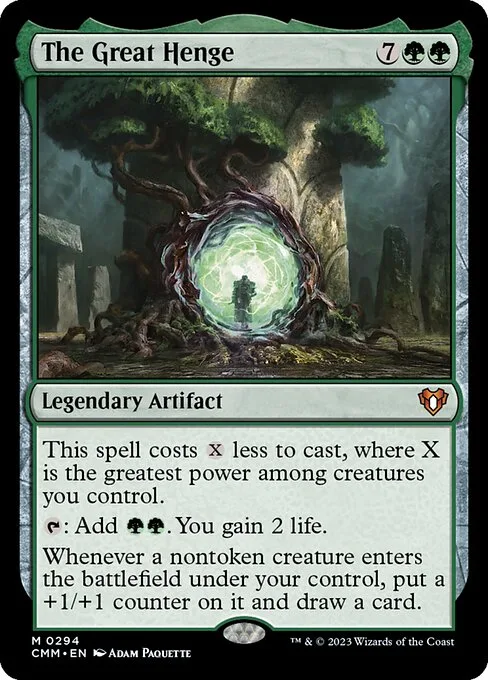 The Great Henge · Commander Masters 294/1067