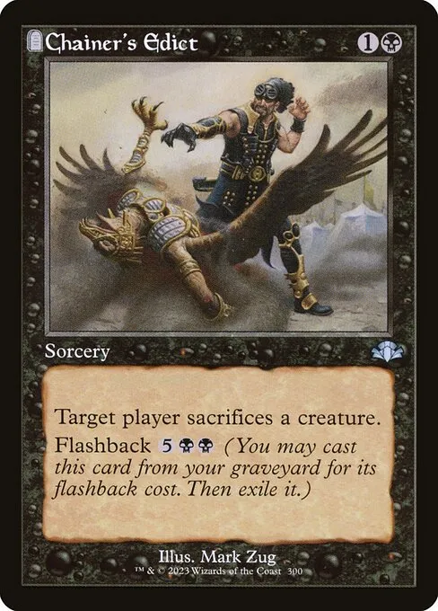 Chainer's Edict · Dominaria Remastered 300/457