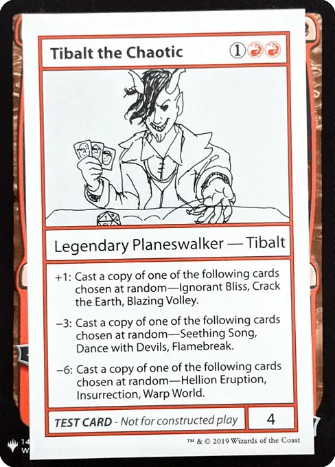 Tibalt the Chaotic · Mystery Booster Playtest Cards 2019 66/121