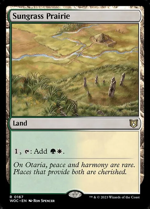 Sungrass Prairie · Wilds of Eldraine Commander 167/173