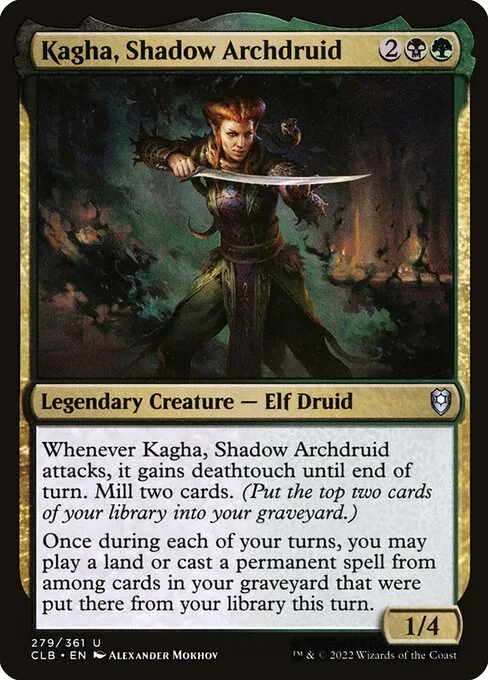 Kagha, Shadow Archdruid · Commander Legends: Battle for Baldur's Gate 279/936