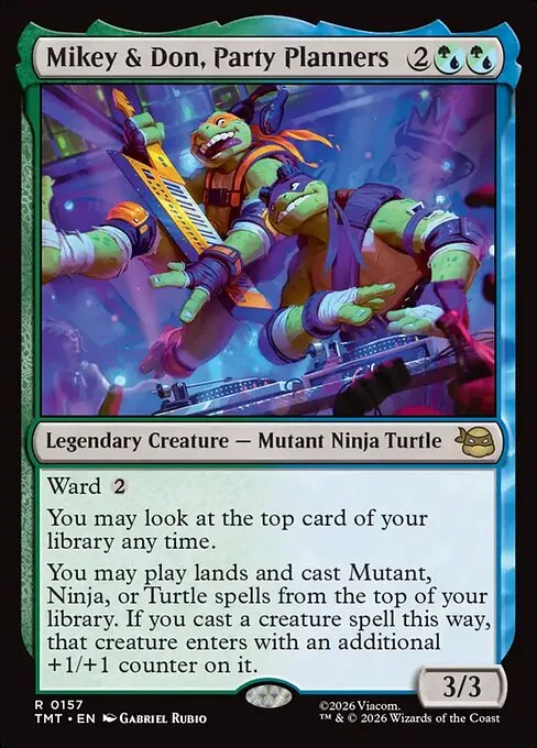 Mikey & Don, Party Planners · Teenage Mutant Ninja Turtles 157/320