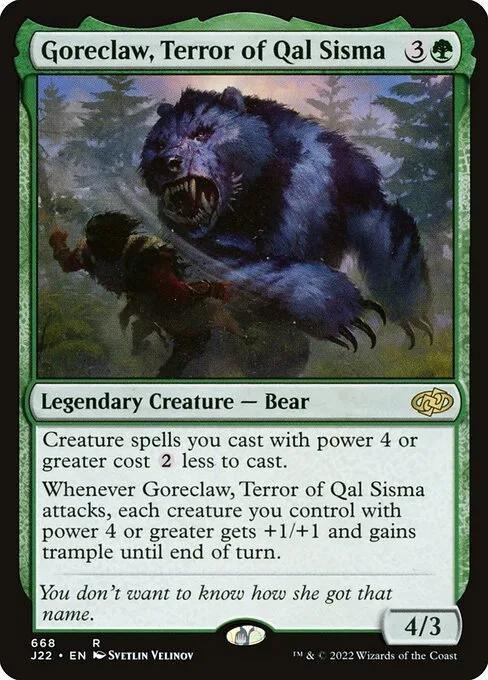 Goreclaw, Terror of Qal Sisma · Jumpstart 2022 668/835