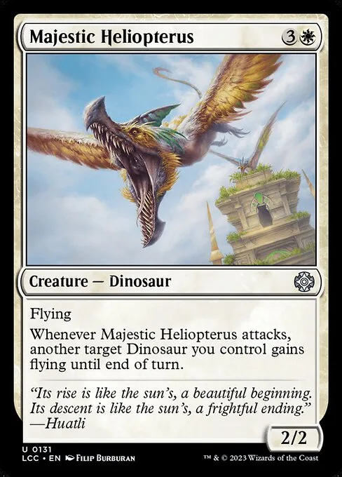 Majestic Heliopterus · The Lost Caverns of Ixalan Commander 131/370