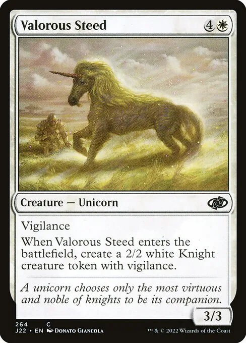 Valorous Steed · Jumpstart 2022 264/835