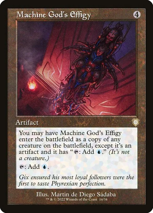 Machine God's Effigy · The Brothers' War Commander 16/209