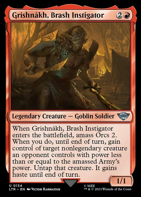 Grishnákh, Brash Instigator · The Lord of the Rings: Tales of Middle-earth 134/856