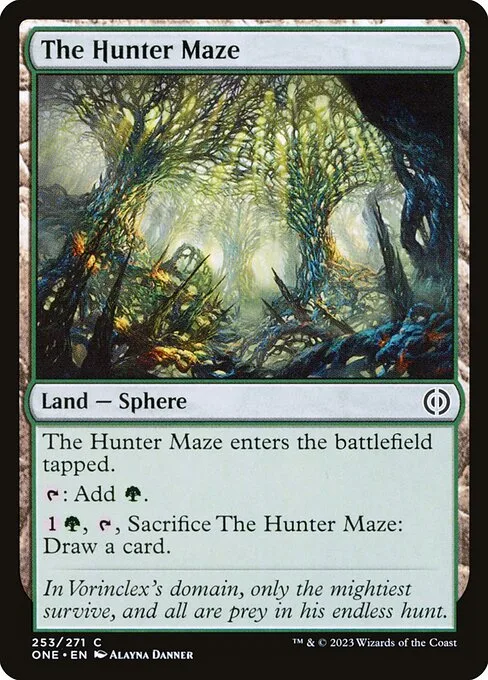The Hunter Maze · Phyrexia: All Will Be One 253/479