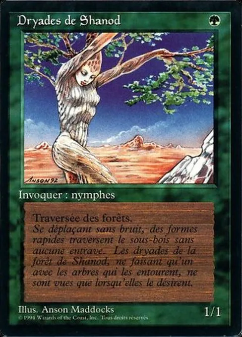 Shanodin Dryads · Foreign Black Border 216/307