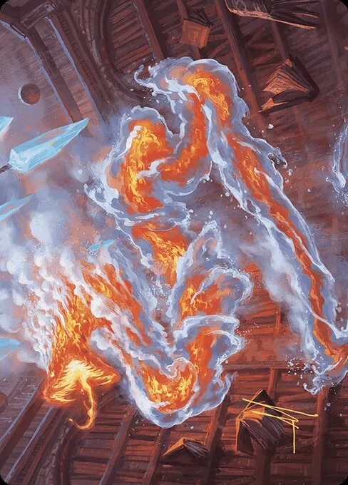Scalding Viper // Scalding Viper · Wilds of Eldraine Art Series 41/81