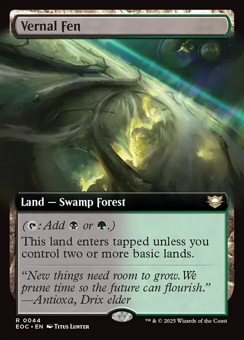 Vernal Fen · Edge of Eternities Commander 44/191