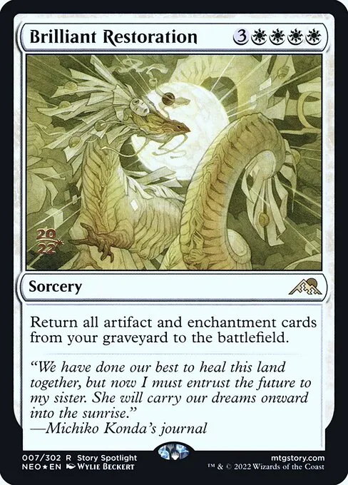 Brilliant Restoration · Kamigawa: Neon Dynasty Promos 7s/148