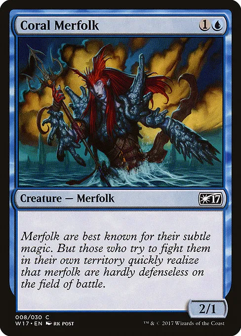 Coral Merfolk · Welcome Deck 2017 8/30