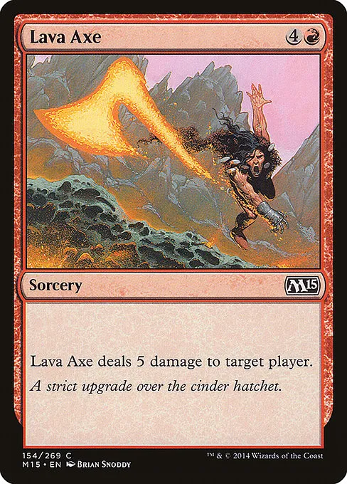 Lava Axe · Magic 2015 154/284