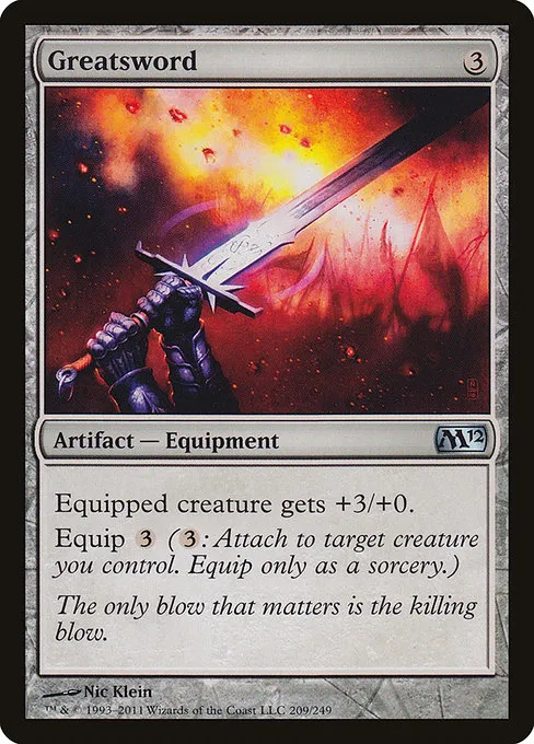 Greatsword · Magic 2012 209/249