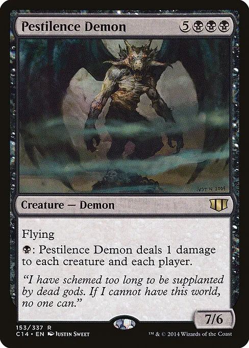 Pestilence Demon · Commander 2014 153/337